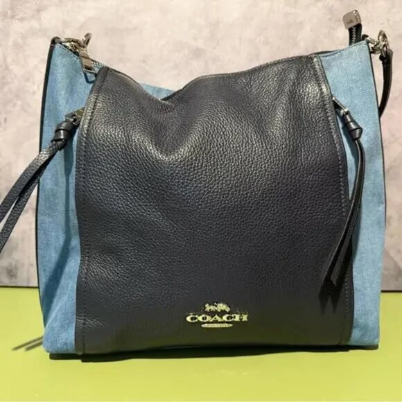 Coach Marlon Hobo Denim 2020 - EUC - Picture 2 of 9